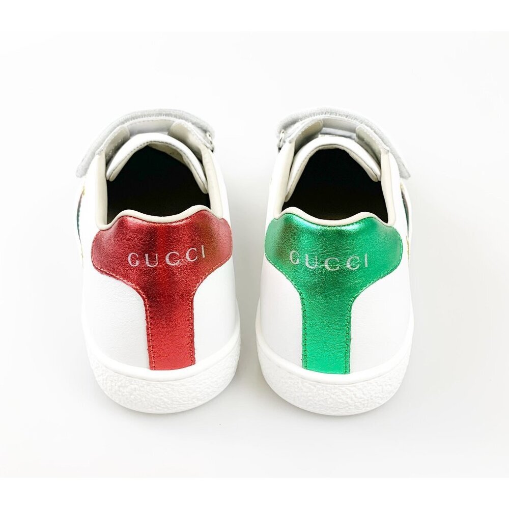 NIB Gucci Junior Ace Sneakers Size 35 - Picture 6 of 10